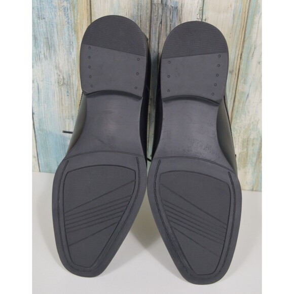 Alfani Andrew Men's Size 9.5 Smooth Plain Toe Black Oxfords - Picture 8 of 10